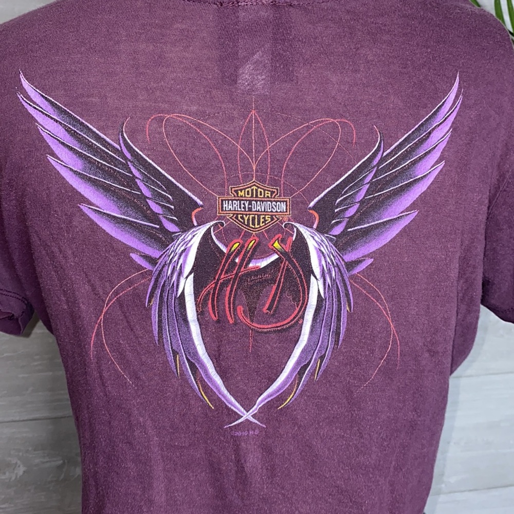 L cropped Harley Davidson 💜💜
